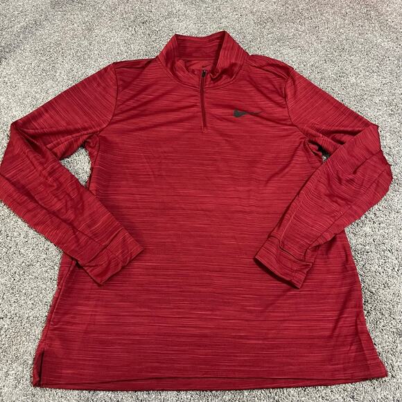 Nike Men’s Dri-Fit 1/4 Zip Long Sleeve Shirt size Large - Picture 1 of 3